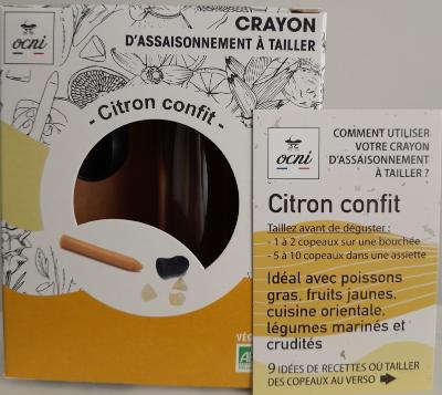 crayon à tailler citron confit