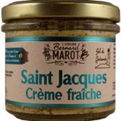 St Jacques à la crème et citron bio 100g