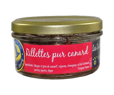 Rillettes de canard nature 100g