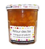 Retour de iles mangues et pêches - Confiture 340g