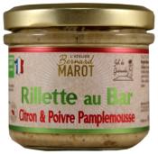 rillettes de bar au poivre pamplemousse - 100g