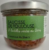 Saucisse de Toulouse aux lentilles 360g