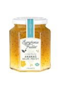 Confiture ananas rhum pavot - 60% fruit  330g