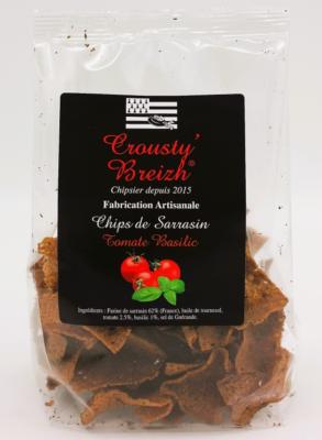 crousty breizh Chips de sarrasin tomate basilic