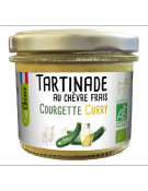 Tartinade BIO Chèvre Courgette Curry 90g