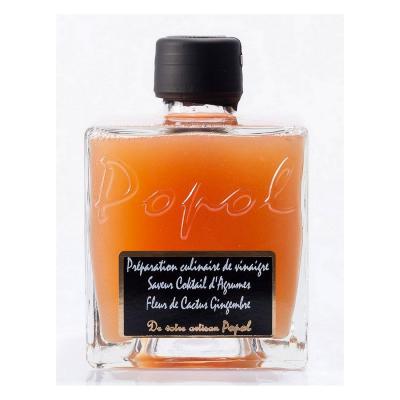 Préparation culinaire vinaigre 250ml agrumes et cactus gingembre