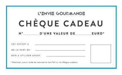 Chèque cadeau 120 €