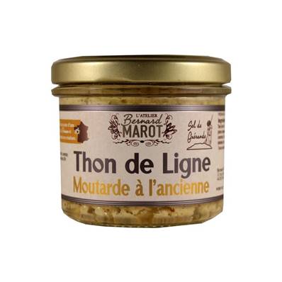 Thon de ligne à la moutarde à l'ancienne 100g