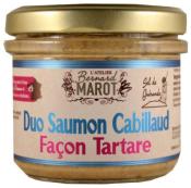 Tartare duo saumon cabillaud - 100g