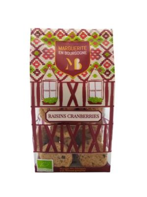 Biscuits bio Cranberries Raisins 130g