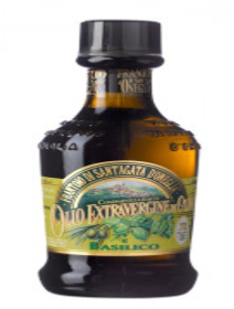 Huile d'olive vierge extra infusée basilic 100ml