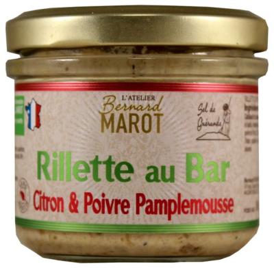 rillettes de bar au poivre pamplemousse - 100g