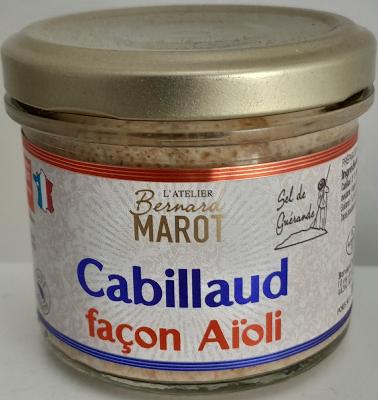 Cabillaud façon aïoli 100g