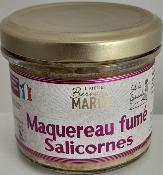 maquereau fumé salicornes - 100g