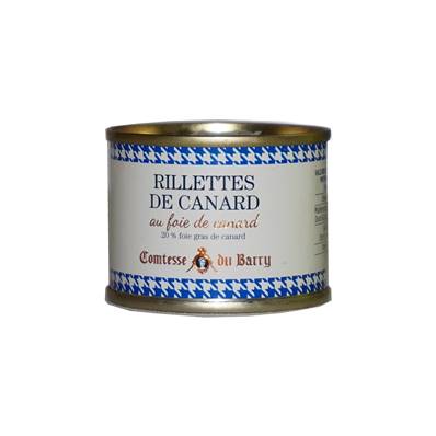 Rillettes de canard au foie de canard