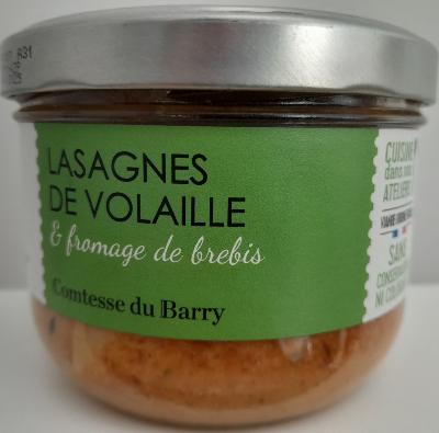 Lasagne de volaille et fromage de brebis 360g