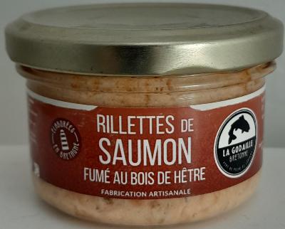 Rillette de saumon fumé au bois de hêtre - 90g