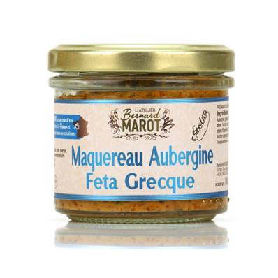 Maquereau Feta Aubergines 100g