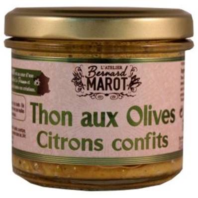 Thon aux Olives et citron confit 100g