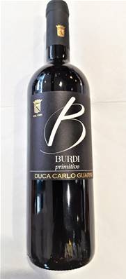 Burdi- Primitivo - Les Pouilles Italie 75cl