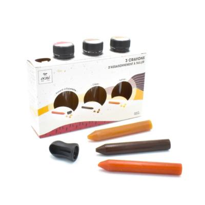 Crayons d'assaisonnement - coffret cèpe, piment, safran