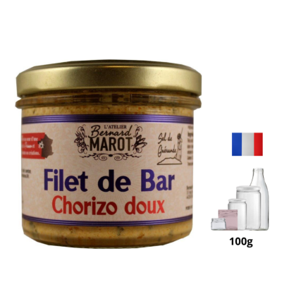 Rillettes de Bar au chorizo - 100g